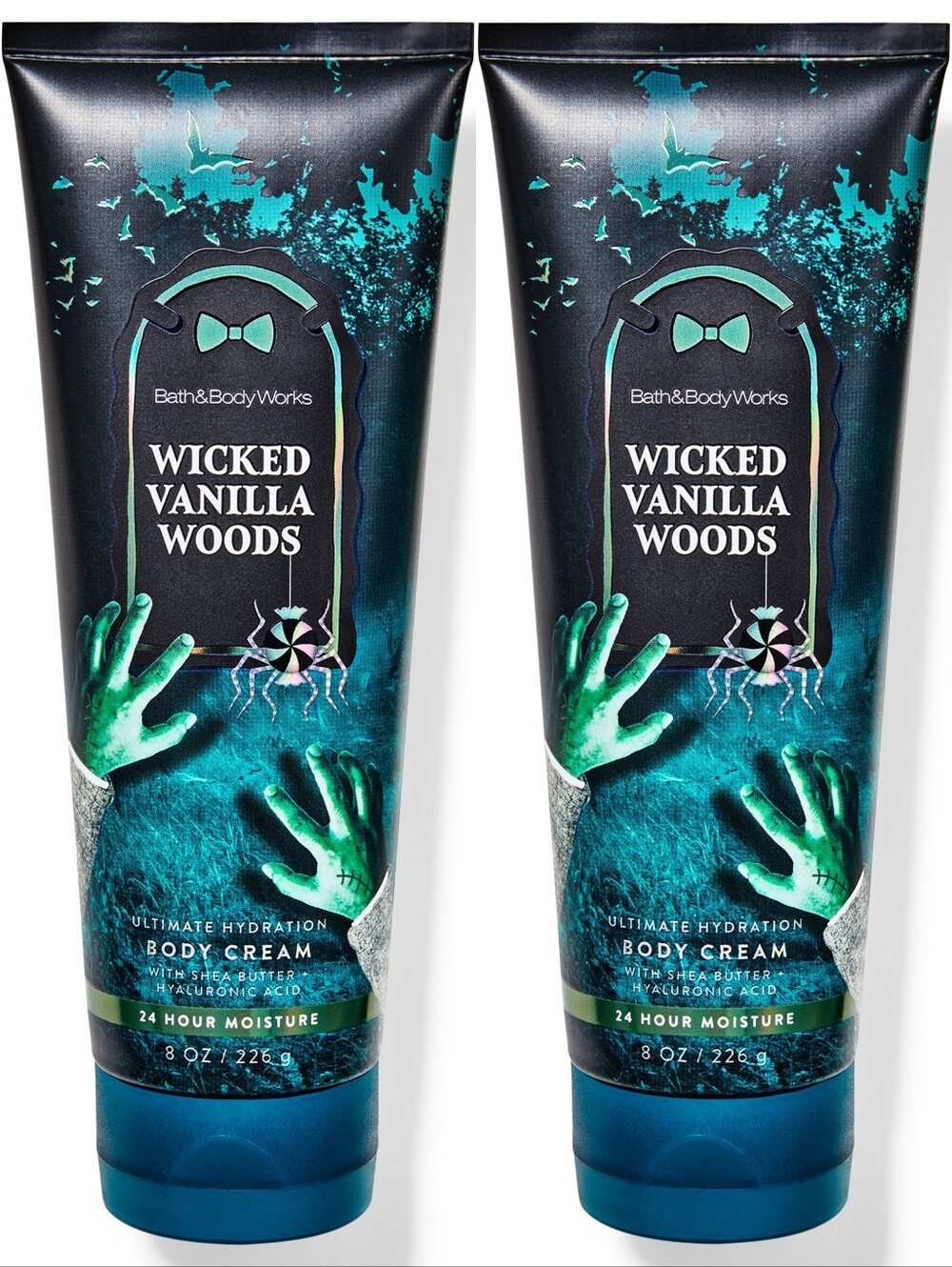 Bath & Body Works Wicked Vanilla Woods Body Cream Set of 2 NEW RARE